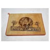 Vtg LeatherNotepad Binder