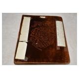 Antique Velvet Album Full of Cards, Adv, Pictues