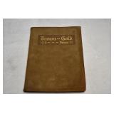 Ant Leather Brown & Gold 1916 Yearbook