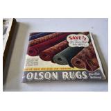Vtg Olson Rugs Catalog