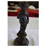 Vtg Composite Cupid "The Artist" Statue Vtg Composite Cupid "The Artist" Statue