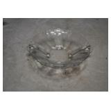 Heisey Orchard Glass Footed Bowl