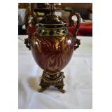 Decorative Lidded "Evander Holyfield" Marbelized Decorative Lidded "Evander Holyfield" Marbelized