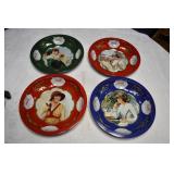 1993 Coca Cola Repro Tin Scalloped Bowls