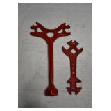Pair of Vtg Fire Hydrant Wrenches Pair of Vtg Fire Hydrant Wrenches