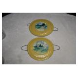 Pair of Vtg Metal Chimney/Flue Vent Covers