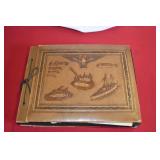 Vtg Large Scrapbook Full of Valentines Cards & Let