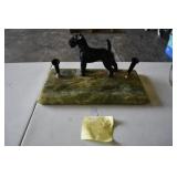 Heavy Marble Base Pen Dest Set