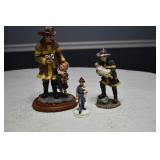 Set of 3 Firemen Statues/Figures Set of 3 Firemen Statues/Figures