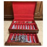 Vtg Flatware With Case Vtg Flatware With Case