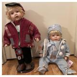 Vtg Artist Dolls Peter and Lucy Vtg Artist Dolls Peter and Lucy