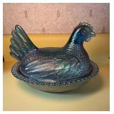 Vtg Indiana Glass Hen on Nest Dish Vtg Indiana Glass Hen on Nest Dish