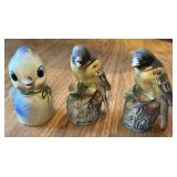 Vtg Ceramic Bird Shaker Set Vtg Ceramic Bird Shaker Set