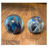 2pc Underwater Theme Paperweights 2pc Underwater Theme Paperweights