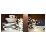 Vtg Grapevine-Themed Dinnerware Set Vtg Grapevine-Themed Dinnerware Set