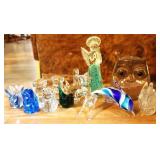 Vtg Art Glass Figurines Vtg Art Glass Figurines