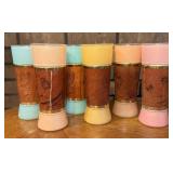 6 Vtg Siesta Ware Tiki Glasses 6 Vtg Siesta Ware Tiki Glasses