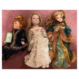 3 Vtg Collector�s Dolls 3 Vtg Collector�s Dolls