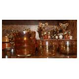 Vtg 1940�s Jeanette Marigold Powder Jars #1 Vtg 1940�s Jeanette Marigold Powder Jars #1