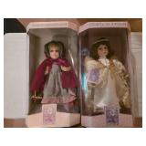 Two Vtg Porcelain Keepsake Dolls Two Vtg Porcelain Keepsake Dolls