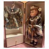 Vtg Doll With Clothing and Storage Case Vtg Doll With Clothing and Storage Case
