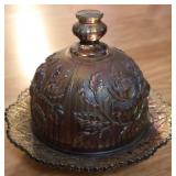 Imperial Glass Lustre Rose Butter Dish Imperial Glass Lustre Rose Butter Dish