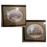 Signed E Howard Burger Prints Signed E Howard Burger Prints