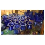 Vtg Cobalt Blue Glassware Vtg Cobalt Blue Glassware