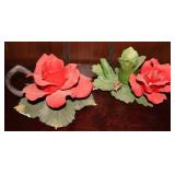 Capodimonte Red Rose Figures Capodimonte Red Rose Figures