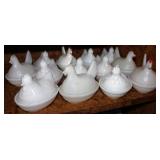 Vtg Milk Glass Nesting Hens #5 Vtg Milk Glass Nesting Hens #5