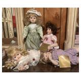 4 Vtg Collector Dolls 4 Vtg Collector Dolls