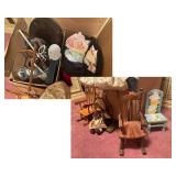Vtg Doll Furniture and Clothes Vtg Doll Furniture and Clothes