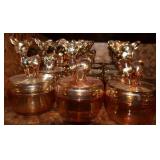 Vtg 1940�s Jeanette Marigold Powder Jars #2 Vtg 1940�s Jeanette Marigold Powder Jars #2
