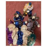 Vtg Clown Figurines Vtg Clown Figurines