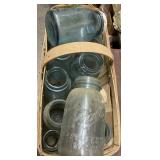 Vtg Mason Jars and Glass Insulators Vtg Mason Jars and Glass Insulators