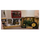 Ertl Tractor, Die-Cast Forklift & Tin Ertl Tractor, Die-Cast Forklift & Tin
