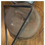 Vtg Cast Iron Dutch Oven & Dinner Bell Vtg Cast Iron Dutch Oven & Dinner Bell