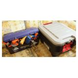 Toy Toolbox w/Assorted Tools & Storage Tote Toy Toolbox w/Assorted Tools & Storage Tote
