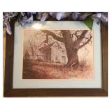 Vtg Jim Gray Framed Print Vtg Jim Gray Framed Print