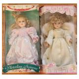 2 Vtg Victorian Porcelain Dolls 2 Vtg Victorian Porcelain Dolls