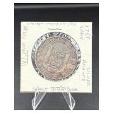 1758 Spanish Dollar Silver Coin