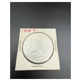 1924 S Peace Silver Dollar