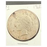 1922 Peace Dollar Coin