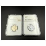 1962 and 1963 PF 67 Jefferson Nickels