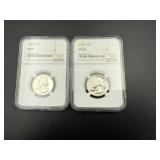 1963 and 1964 Quarters  PF 67