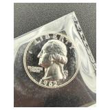 1962 Proof Quarter