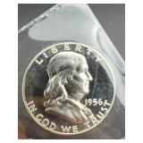 1956 Proof Frosted Gem Half Dollar