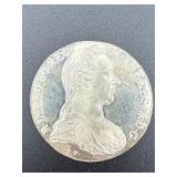 1780 Maria Theresa Restrike Coin
