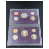 1989 and 1991 United States Mint Proof Sets