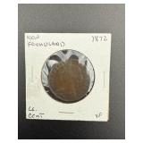 1872 Newfoundland 1 Cent Coin
